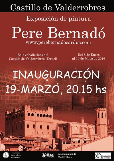 Cartel inauguracion exposicion Bernado